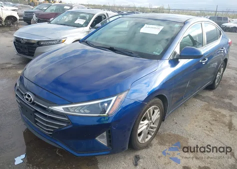 2019 Hyundai Elantra Sel из США, поврежденный, VIN 5NPD84LF2KH444746